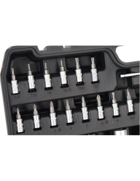 Zestaw kluczy nasadowych 1/2", 1/4", 3/8" 172 el. Forsage - 41723-5 - Forsage - 4