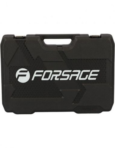 Zestaw kluczy nasadowych 1/2", 1/4", 3/8" 172 el. Forsage - 41723-5 - Forsage - 11