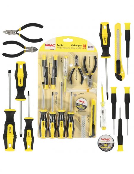 Zestaw narzędzi 48 el. WMC Tools - 1048 - WMC Tools - 1