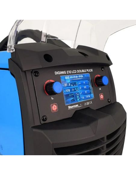 Spawarka Sherman DIGIMIG 210 LCD Double Pulse - zestaw - 7812698-G - Sherman - 9