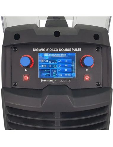 Spawarka Sherman DIGIMIG 210 LCD Double Pulse - zestaw - 7812698-G - Sherman - 10