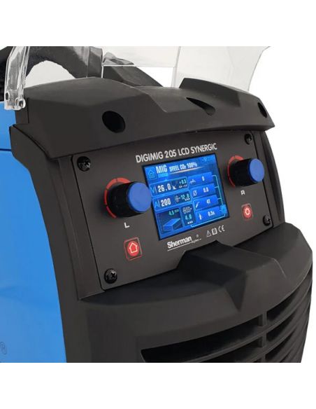 Spawarka Sherman DIGIMIG 205 LCD Synergic - zestaw - 7812697-G - Sherman - 9