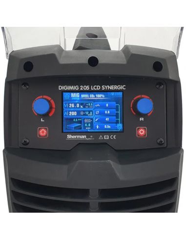 Spawarka Sherman DIGIMIG 205 LCD Synergic - zestaw - 7812697-G - Sherman - 10