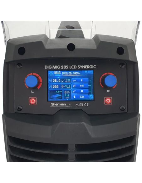 Spawarka Sherman DIGIMIG 205 LCD Synergic - zestaw - 7812697-G - Sherman - 10