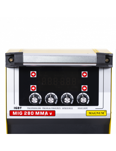 Spawarka Magnum MIG 280 MMA V IGBT - zestaw - U MI 280 MMAV-G - Magnum - 4