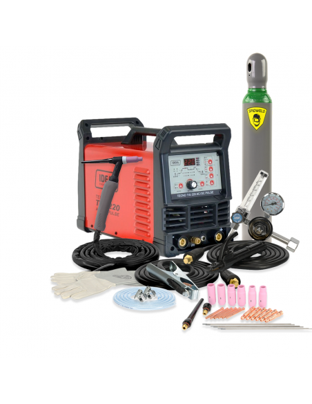 Spawarka Ideal Tecnotig 220 AC/DC Pulse MPX - zestaw - TTIG220ACMPX-G - Ideal - 3