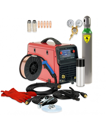 Spawarka Ideal Tecnomig 222 LCD Synergic - zestaw - TMIG222LCD-G - Ideal - 5