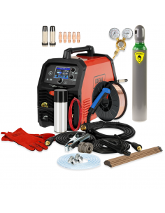 Spawarka Ideal Tecnomig 200 Pulse LCD - zestaw