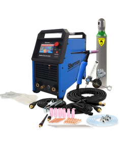 Spawarka Sherman DIGITIG 200 LCD AC/DC - zestaw