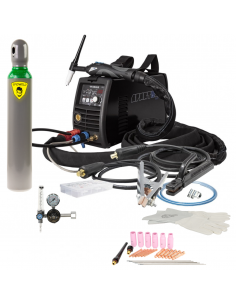 Spawarka Spartus EasyTIG 210P AC/DC - zestaw