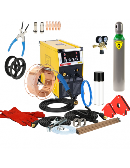Spawarka Magnum MIG 330 MMA V IGBT - zestaw