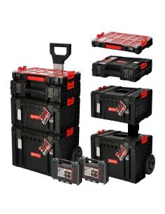 Zestaw mobilnych skrzynek narzędziowych Qbrick System PRO Set 6w1 - QSPRO6W1_px - Qbrick System - 1