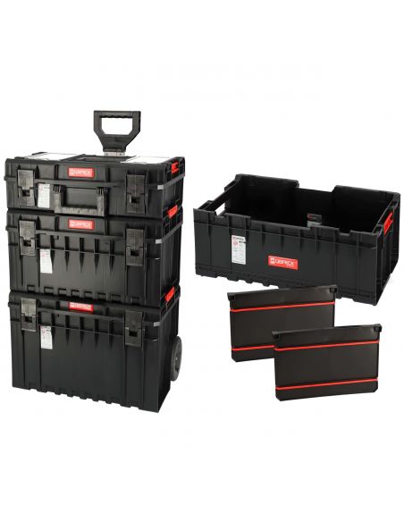 Zestaw mobilnych skrzynek narzędziowych Qbrick System ONE Cart Profi Set - Z254683PG012 - Qbrick System - 1