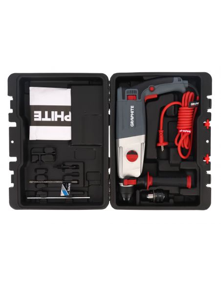 Młotowiertarka Graphite SDS+ 900 W w walizce - 58G528 - Graphite - 2
