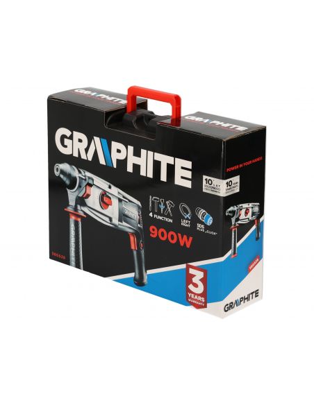 Młotowiertarka Graphite SDS+ 900 W w walizce - 58G528 - Graphite - 10