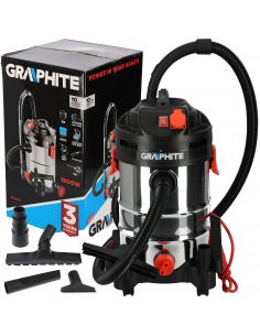 Odkurzacz warsztatowy Graphite 1500 W 30 l - 59G607 - Graphite - 1