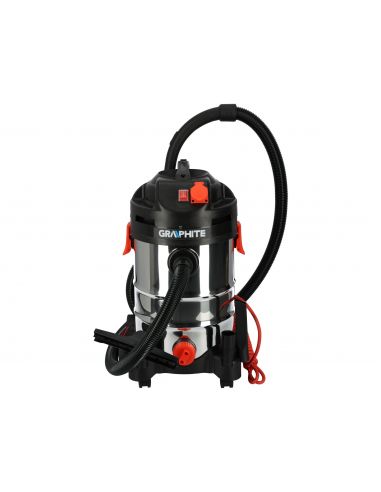 Odkurzacz warsztatowy Graphite 1500 W 30 l - 59G607 - Graphite - 2