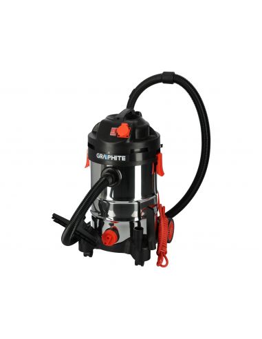 Odkurzacz warsztatowy Graphite 1500 W 30 l - 59G607 - Graphite - 4