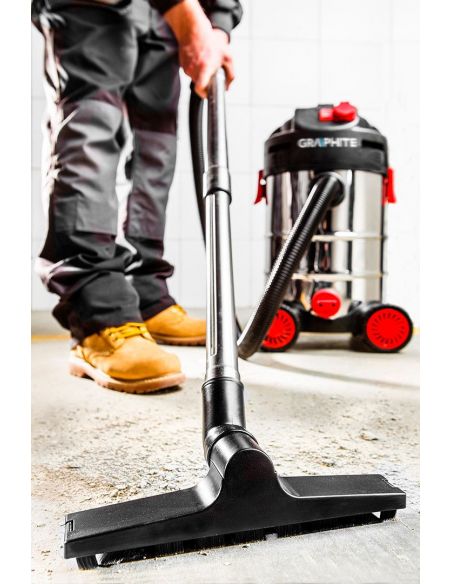Odkurzacz warsztatowy Graphite 1500 W 30 l - 59G607 - Graphite - 15