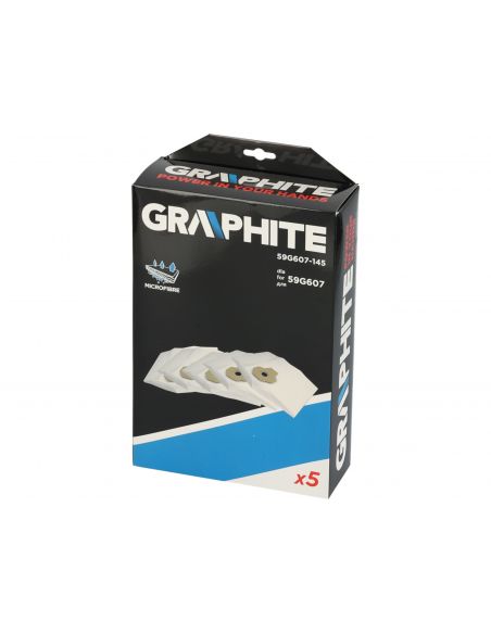 Worki do odkurzacza Graphite 59G607 5 szt. - 59G607-145 - Graphite - 3
