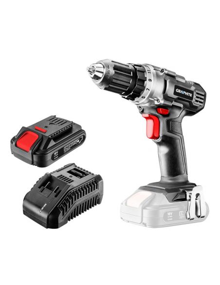 Wiertarko-wkrętarka akumulatorowa Graphite Energy+ 18 V - 58G000-SET1 - Graphite - 1