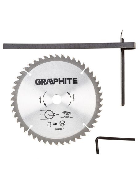 Pilarka tarczowa 1200 W z walizką Graphite - 58G488 - Graphite - 5