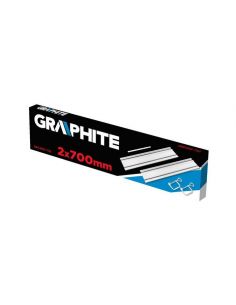 Szyny prowadzące 2x 700 mm do pilarko-zagłębiarki Graphite - zestaw - 58G495-732 - Graphite - 1 2