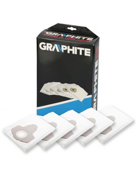 Worki do odkurzacza Graphite 59G606 5 szt. - 59G606-145 - Graphite - 1