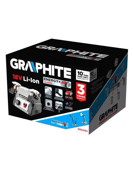 Mini szlifierka stołowa akumulatorowa Graphite 3w1 - 58G095 - Graphite - 11
