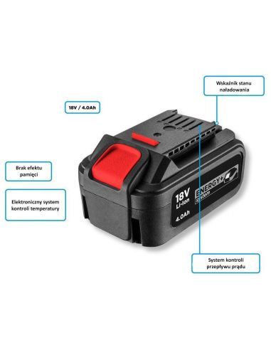 Akumulator Energy+ 4.0 Ah / 18 V Graphite - 58G004 - Graphite - 4