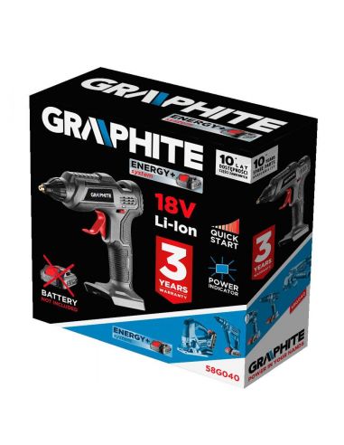 Pistolet klejowy akumulatorowy Energy+ Graphite - 58G040 - Graphite - 5