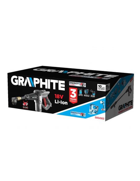 Myjka ogrodowa akumulatorowa Energy+ Graphite - 58G083 - Graphite - 10