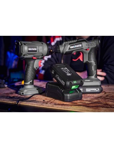 Zestaw Graphite Energy+ 18 V: akumulator 2.0 Ah + ładowarka 2.3 A - Energy+_pakiet1 - Graphite - 8