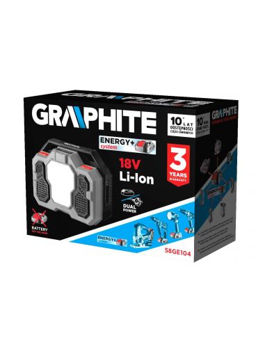 Radio akumulatorowo-sieciowe Energy+ Graphite - 58GE104 - Graphite - 9
