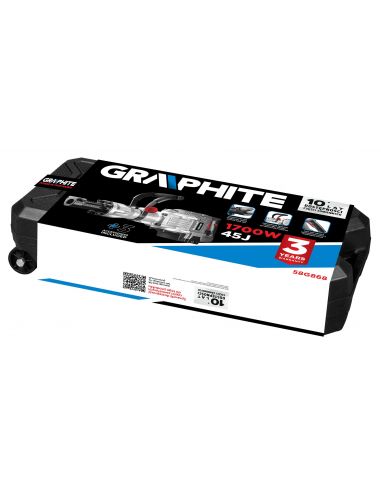 Młot wyburzeniowy Graphite 1700 W w walizce - 58G868 - Graphite - 6