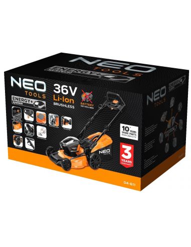 Kosiarka akumulatorowa 36 V 400 mm Neo Tools - 04-610 - NEO Tools - 12