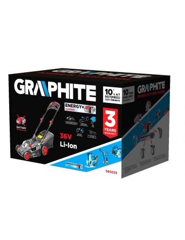 Kosiarka akumulatorowa 36 V Graphite Energy+ - 58G033 - Graphite - 3