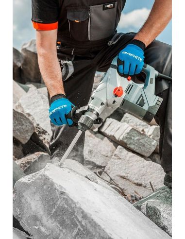 Młot udarowy Graphite SDS+ 1500 W w walizce - 58G862 - Graphite - 4