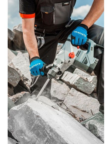 Młot udarowy Graphite SDS+ 1500 W w walizce - 58G862 - Graphite - 4
