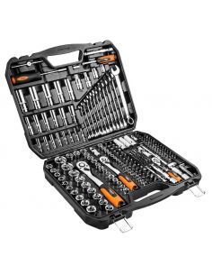 Zestaw kluczy nasadowych 1/2" 3/8" 1/4" 219 el. Neo Tools - 08-671 - NEO Tools - 1 2