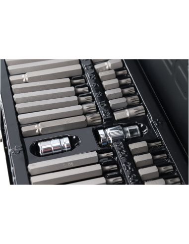 Zestaw końcówek wkrętakowych 1/2" 3/8" S2 40 el. Neo Tools - 06-107 - NEO Tools - 4