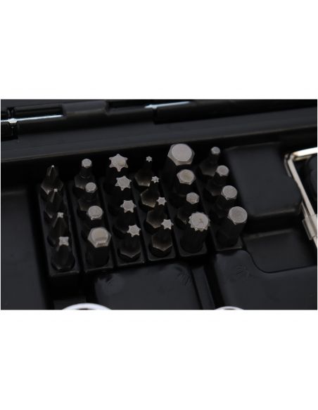 Zestaw kluczy nasadowych 1/2" 1/4" 73 el. Neo Tools - 08-673 - NEO Tools - 8
