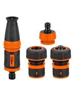 Zraszacz ogrodowy 3/4" + złączki + przyłącze Neo Tools - zestaw - 15-711 - NEO Tools - 1