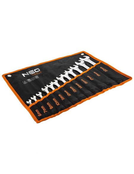 Klucze płasko-oczkowe Neo Tools 6-22 mm 12 el. CrV - 09-752 - NEO Tools - 2