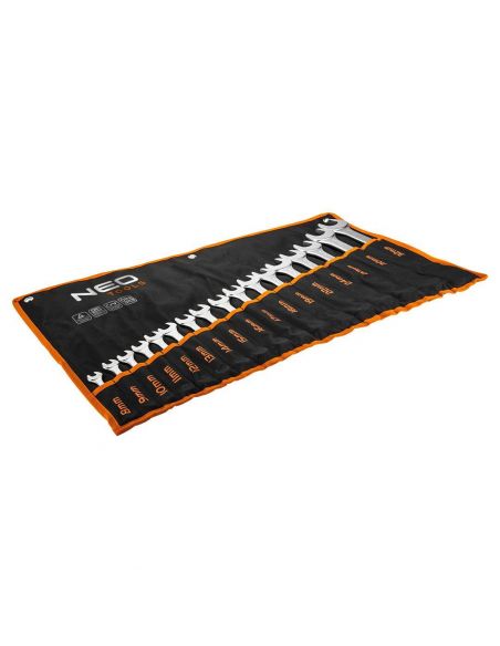 Klucze płasko-oczkowe Neo Tools 8-32 mm 17 el. CrV - 09-753 - NEO Tools - 2