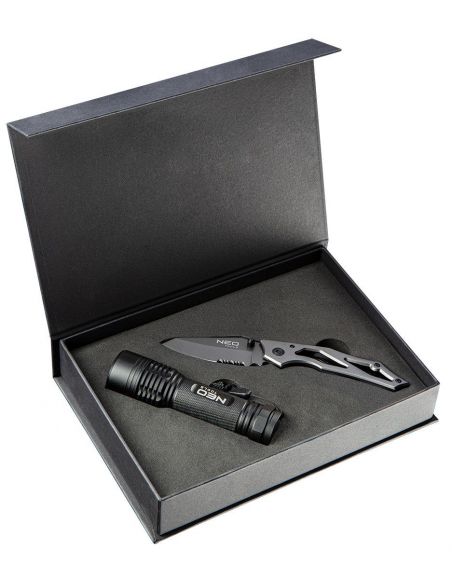 Zestaw survivalowy latarka + nóż składany Neo Tools - 63-032 - NEO Tools - 2