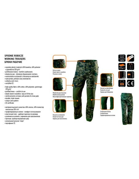 Spodnie robocze Neo Tools CAMO - 81-221 - NEO Tools - 11