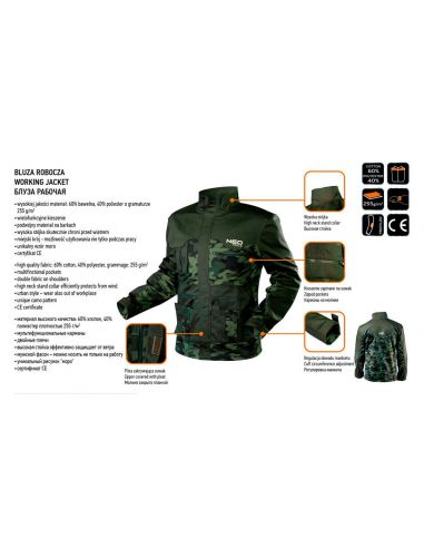 Bluza robocza Neo Tools CAMO - 81-211 - NEO Tools - 13