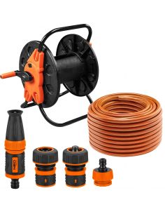 Zestaw ogrodowy 1/2":  stojak + wąż 50 m + zraszacz Neo Tools - 15-791_px - NEO Tools - 1