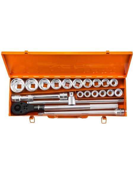 Zestaw kluczy nasadowych 3/4" CrV 21 el. Neo Tools - 08-061 - NEO Tools - 2